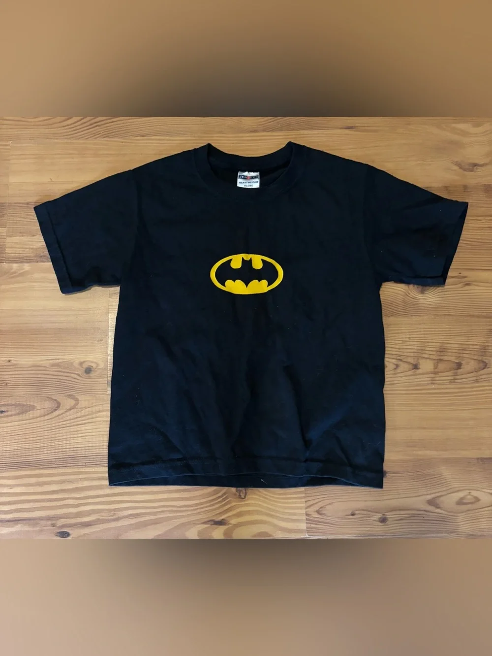 Batman Shield Logo T-Shirt - Youth Size S 6-8 Jerzees